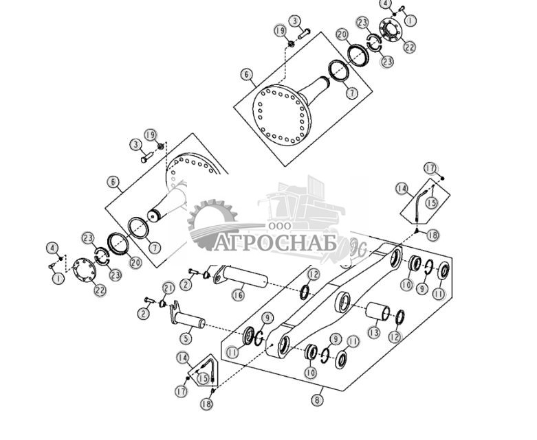 Поворотные шкворни, поперечина и комплектующие (WT) (внешний отвал) - ST26229 28.jpg